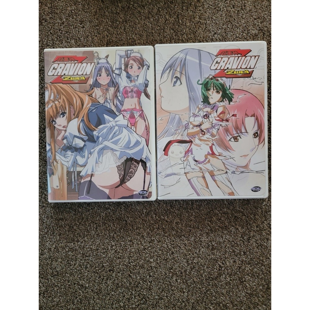 Gravion Zwei: The Second Season Anime DVD Disc 1 & 2 w/ Box ADV RARE
